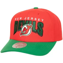 Headwear Mitchell & Ness -Boom Text Pro Snapback Vntg New Jersey Devils