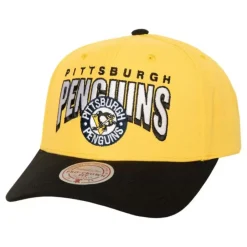 Headwear Mitchell & Ness -Boom Text Pro Snapback Vntg Pittsburgh Penguins