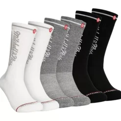 Apparel Mitchell & Ness Accessories-Branded M&N 1904 3-Pack Crew Socks