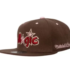 Headwear Mitchell & Ness -Brown Sugar Bacon Fitted Hat Hwc Orlando Magic