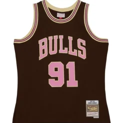Jerseys Mitchell & Ness -Brown Sugar Bacon Swingman Jersey Chicago Bulls 1997-98 Dennis Rodman