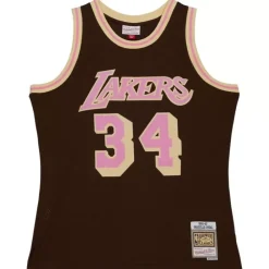 Jerseys Mitchell & Ness -Brown Sugar Bacon Swingman Jersey Los Angeles Lakers 1996-97 Shaquille O'Neal
