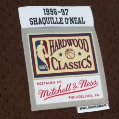 Jerseys Mitchell & Ness -Brown Sugar Bacon Swingman Jersey Los Angeles Lakers 1996-97 Shaquille O'Neal
