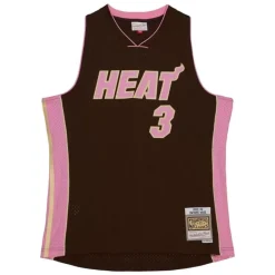 Jerseys Mitchell & Ness -Brown Sugar Bacon Swingman Jersey Miami Heat 2005-06 Dwyane Wade
