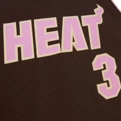 Jerseys Mitchell & Ness -Brown Sugar Bacon Swingman Jersey Miami Heat 2005-06 Dwyane Wade