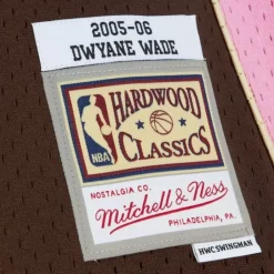 Jerseys Mitchell & Ness -Brown Sugar Bacon Swingman Jersey Miami Heat 2005-06 Dwyane Wade