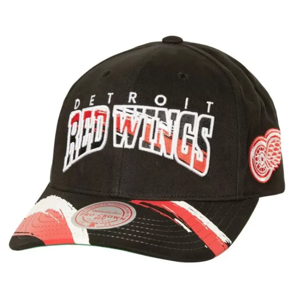 Headwear Mitchell & Ness -Brushed Past Ya Pro Snapback Vntg Detroit Red Wings