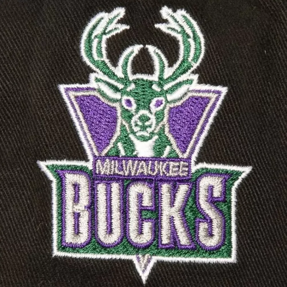 Headwear Mitchell & Ness -Brushed Past Ya Pro Snapback Hwc Milwaukee Bucks