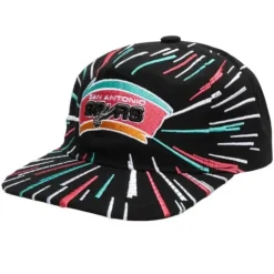 Headwear Mitchell & Ness -Burst Deadstock Snapback Hwc San Antonio Spurs