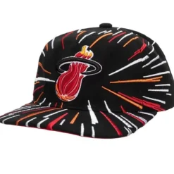 Headwear Mitchell & Ness -Burst Deadstock Snapback Hwc Miami Heat