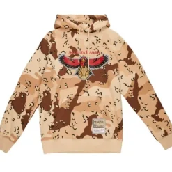 Apparel Mitchell & Ness Hoodies & Sweatshirts-Camo Reflective Hoodie Atlanta Hawks