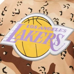 Apparel Mitchell & Ness Hoodies & Sweatshirts-Camo Reflective Hoodie Los Angeles Lakers