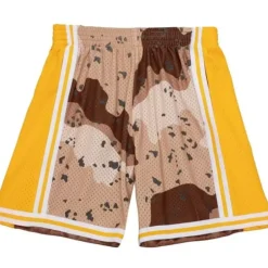Apparel Mitchell & Ness Shorts-Camo Reflective Swingman Los Angeles Lakers 1984 Shorts