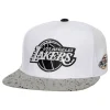 Headwear Mitchell & Ness -Cement Top Snapback Los Angeles Lakers