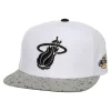 Headwear Mitchell & Ness -Cement Top Snapback Miami Heat