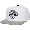 Headwear Mitchell & Ness -Cement Top Snapback New York Knicks