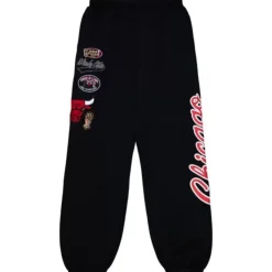 Apparel Mitchell & Ness Pants-Champ City Fleece Jogger Chicago Bulls