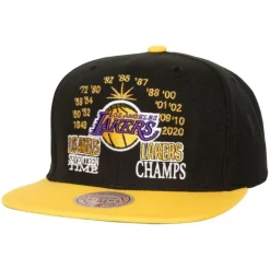 Headwear Mitchell & Ness -Champ Is Here Snapback Los Angeles Lakers