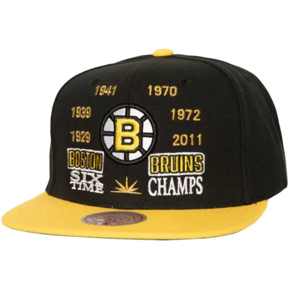 Headwear Mitchell & Ness -Champ Is Here Snapback Vntg Boston Bruins