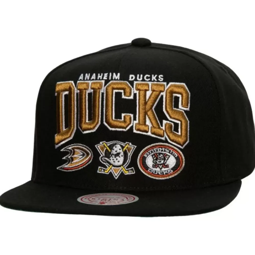 Headwear Mitchell & Ness -Champ Stack Snapback Anaheim Ducks