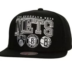 Headwear Mitchell & Ness -Champ Stack Snapback Brooklyn Nets