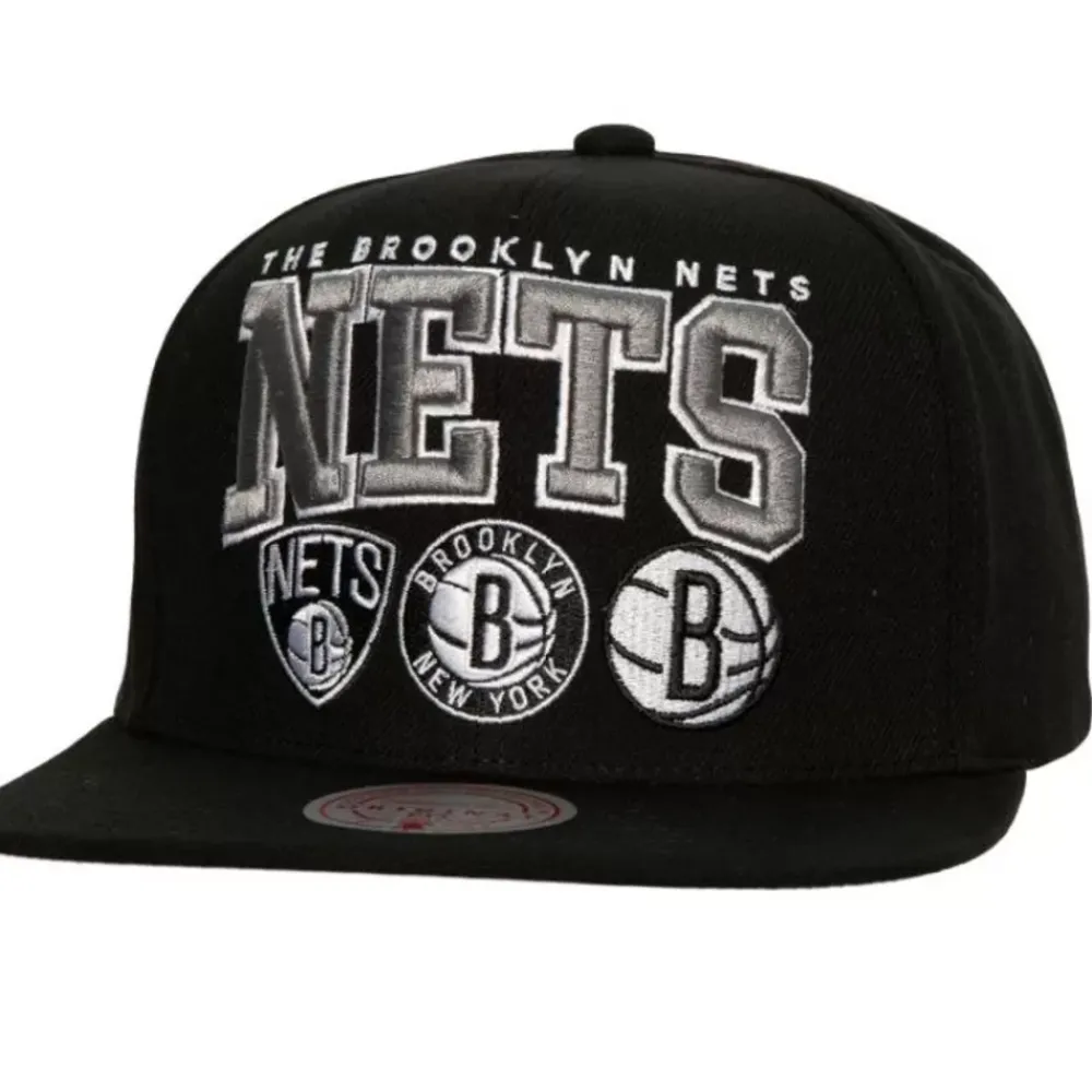 Headwear Mitchell & Ness -Champ Stack Snapback Brooklyn Nets