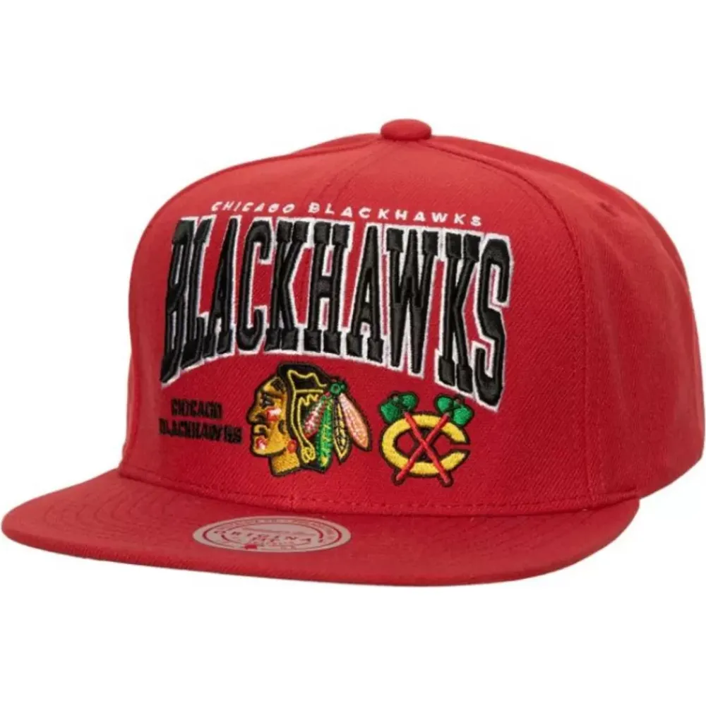 Headwear Mitchell & Ness -Champ Stack Snapback Chicago Blackhawks
