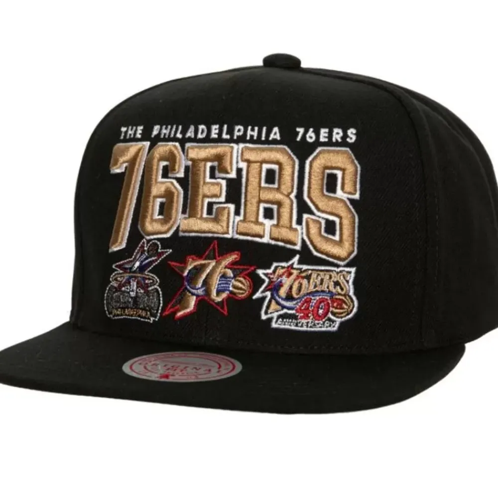 Headwear Mitchell & Ness -Champ Stack Snapback Hwc Philadelphia 76Ers