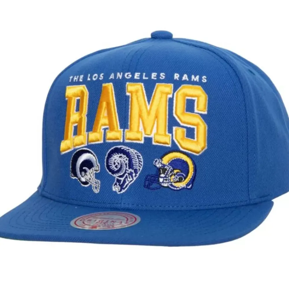 Headwear Mitchell & Ness -Champ Stack Snapback Los Angeles Rams