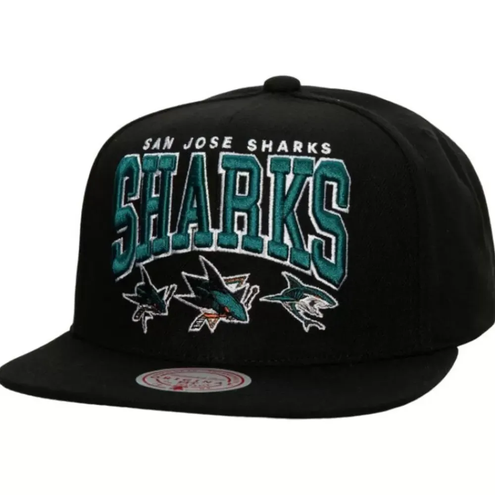 Headwear Mitchell & Ness -Champ Stack Snapback San Jose Sharks