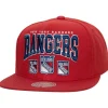 Headwear Mitchell & Ness -Champ Stack Snapback Vntg New York Rangers