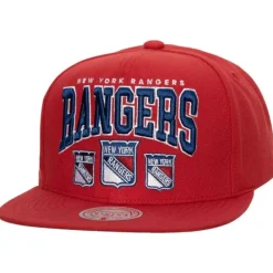 Headwear Mitchell & Ness -Champ Stack Snapback Vntg New York Rangers
