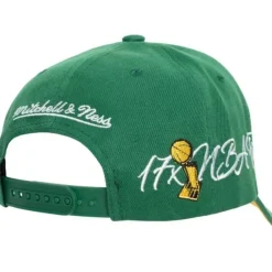 Headwear Mitchell & Ness -Champ Wrap Pro Snapback Boston Celtics