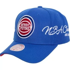 Headwear Mitchell & Ness -Champ Wrap Pro Snapback Hwc Detroit Pistons