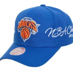 Headwear Mitchell & Ness -Champ Wrap Pro Snapback New York Knicks