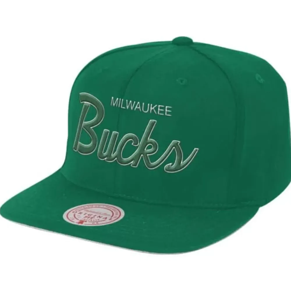 Headwear Mitchell & Ness -Champ Year Trophy Snapack Hwc Milwaukee Bucks