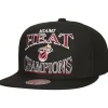 Headwear Mitchell & Ness -Champions Era Snapback Hwc Miami Heat