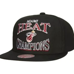 Headwear Mitchell & Ness -Champions Era Snapback Hwc Miami Heat