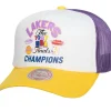 Headwear Mitchell & Ness -Champs Fest Trucker Hwc Los Angeles Lakers