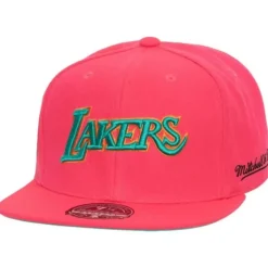 Headwear Mitchell & Ness -Chili Pepper Fitted Hat Los Angeles Lakers
