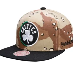 Headwear Mitchell & Ness -Choco Camo Snapback Boston Celtics