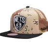 Headwear Mitchell & Ness -Choco Camo Snapback Brooklyn Nets