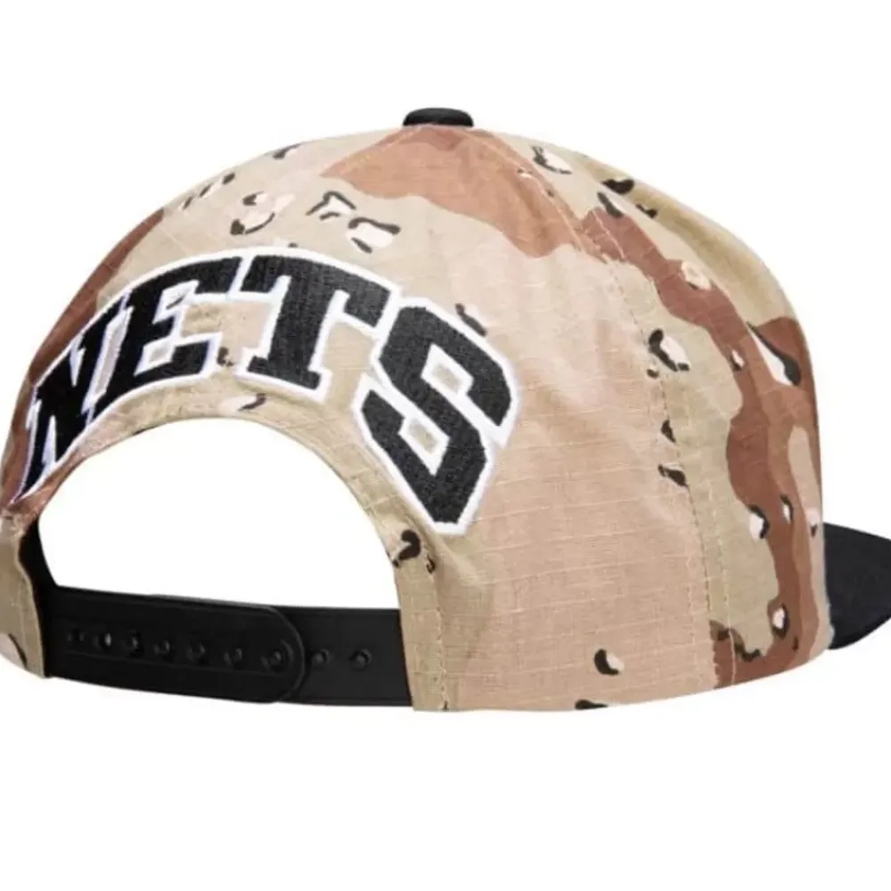 Headwear Mitchell & Ness -Choco Camo Snapback Brooklyn Nets