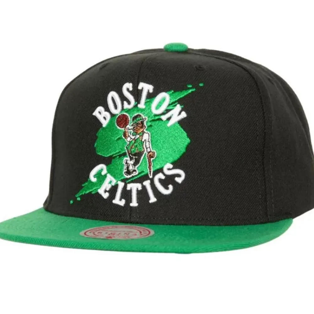 Headwear Mitchell & Ness -Circle Splash Snapback Boston Celtics