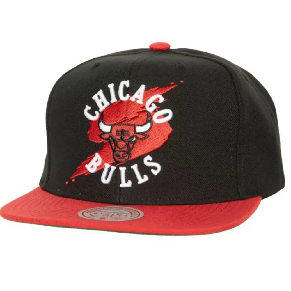 Headwear Mitchell & Ness -Circle Splash Snapback Chicago Bulls