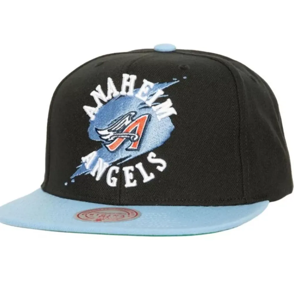 Headwear Mitchell & Ness -Circle Splash Snapback Coop Anaheim Angels