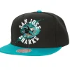Headwear Mitchell & Ness -Circle Splash Snapback San Jose Sharks