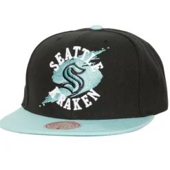 Headwear Mitchell & Ness -Circle Splash Snapback Seattle Kraken