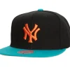 Headwear Mitchell & Ness -Citrus Cooler Snapback Coop New York Yankees