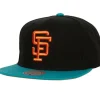 Headwear Mitchell & Ness -Citrus Cooler Snapback Coop San Francisco Giants